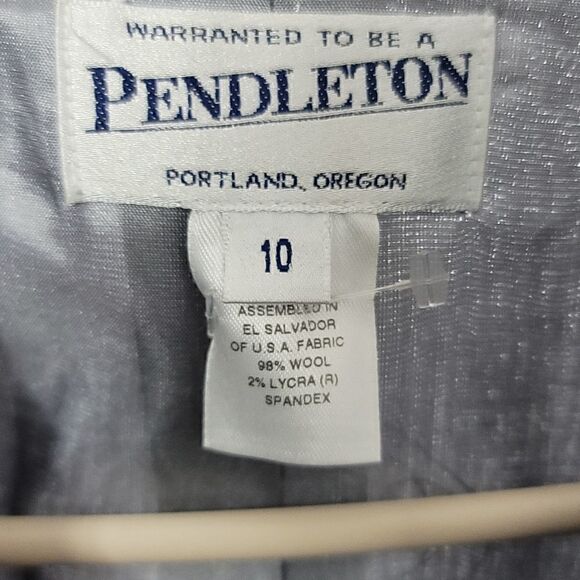 Pendleton Gray Wool Blazer - Picture 11 of 11